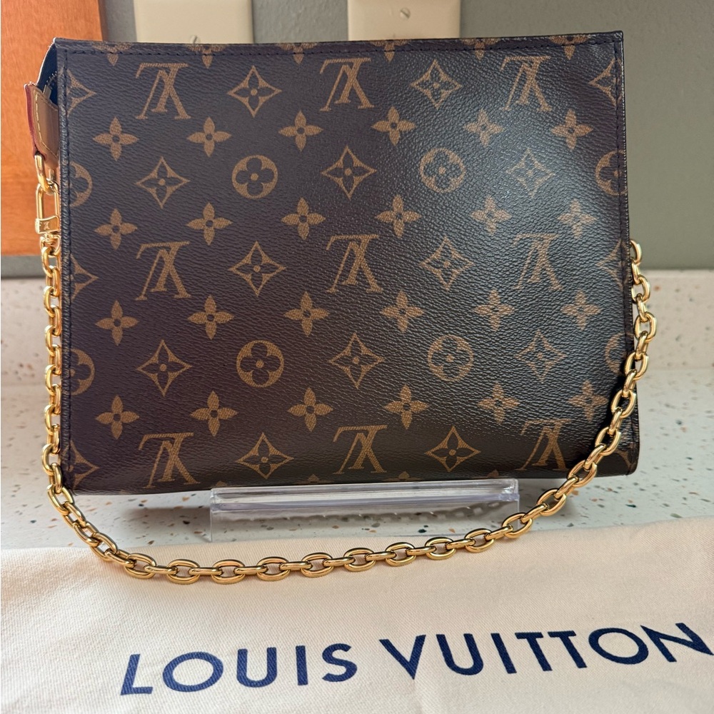 Louis Vuitton Toiletry Pouch on Chain Monogram Canvas - Picture 2 of 13